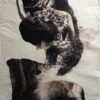 palladium print - abstract image of snake tattoo with snake skins by Alice Garik