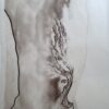 palladium print - abstract image of a man's torso with tree tattoo by Alice Garik